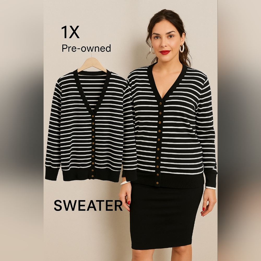 Black and White Sweater